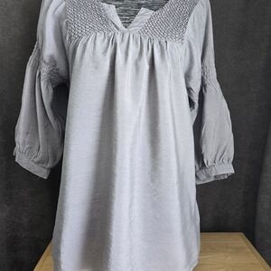 Elegant Gray Women's Top